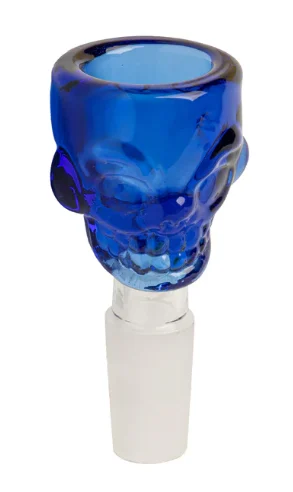 14mm Blue Skull Bowl