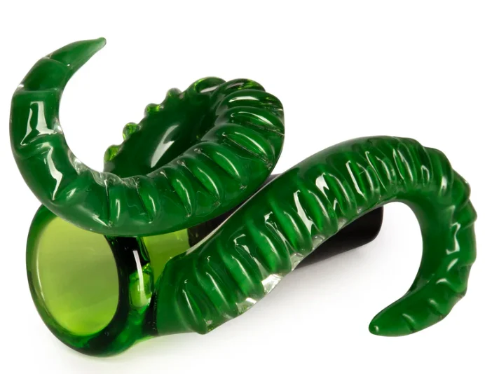 14mm Tentacle Bowl – Green & Lime