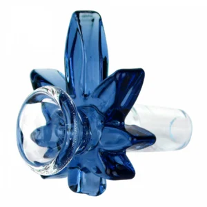 14mm Weed Leaf Bowl – Blue