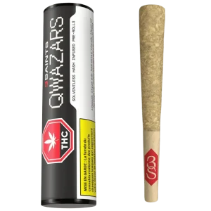 3Saints – Qwazars Solventless Hash Infused Pre-Roll – 1G