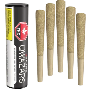 3Saints – Qwazars Solventless Hash Infused Pre-Rolls – 2.5G
