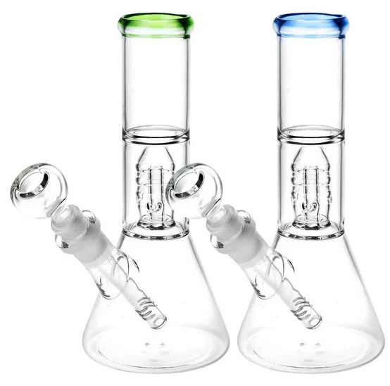 8″ Stacked ShowerHead Perc Bong – Mixed Colors