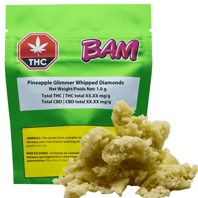 Bam – Pineapple Glimmer Whipped Diamonds – 1G