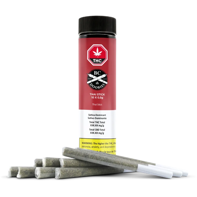 Bc Doobies – Thai Stick Pre-Rolls – 5G