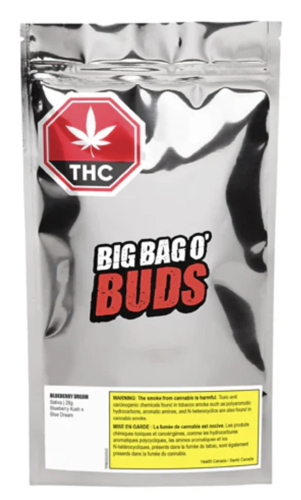Big Bag O’ Buds – Bbob Blueberry Dream Dried Flower – 28G