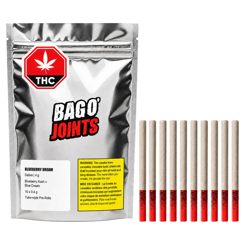 Big Bag O’ Buds – Blueberry Dream Pre-Rolls – 10pk PRs