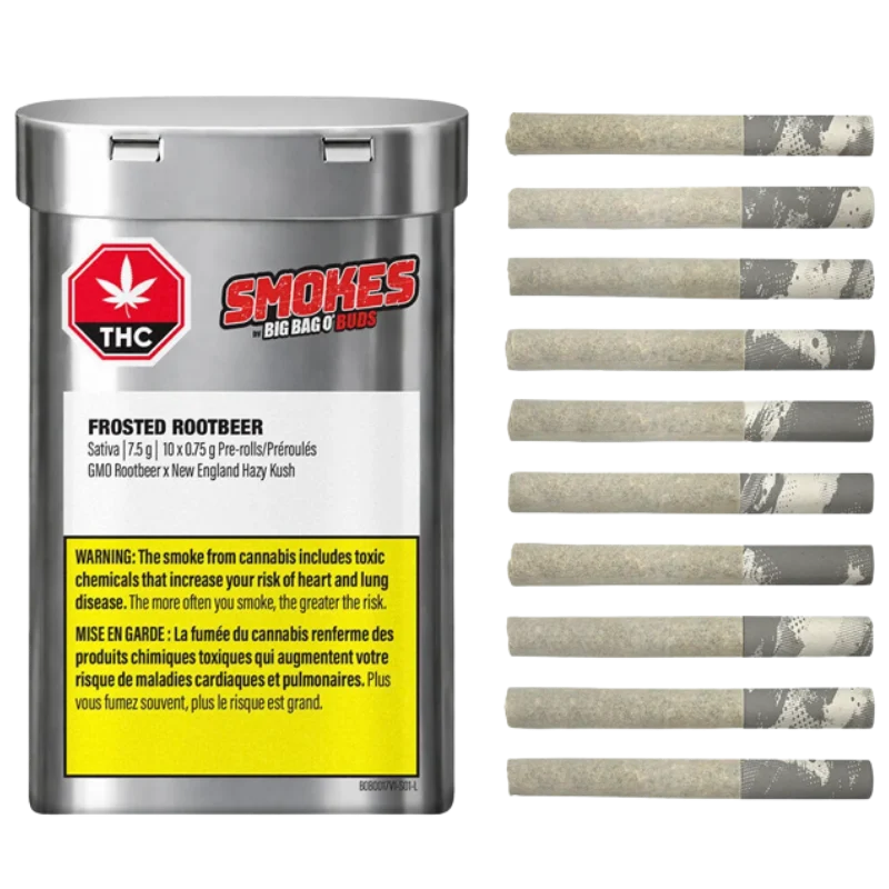 Big Bag O’Buds – Frosted Rootbeer Pre-Rolls – 7.5G