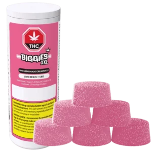 Biggies XXL – Pink Lemonade Creamsicle – 6pk Gummys