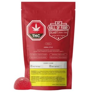 Blast – Sour Wild Raspberry Animal Style Live Rosin Gummy – 4G