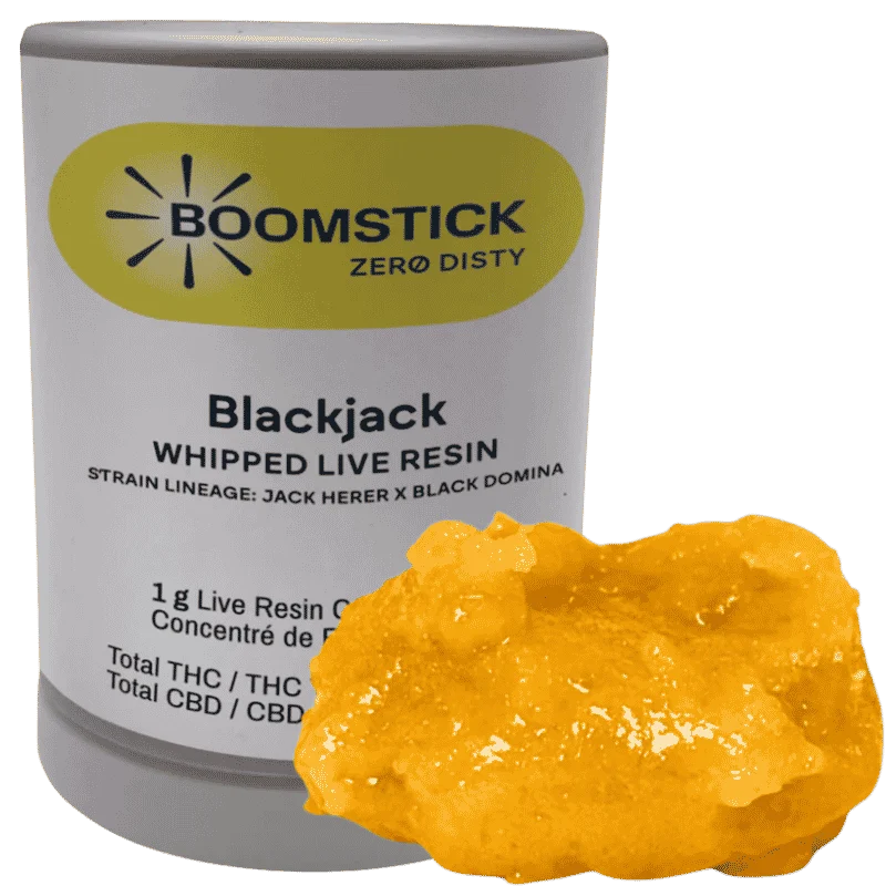 Boomstick – Blackjack Whipped Live Resin – 1.2G