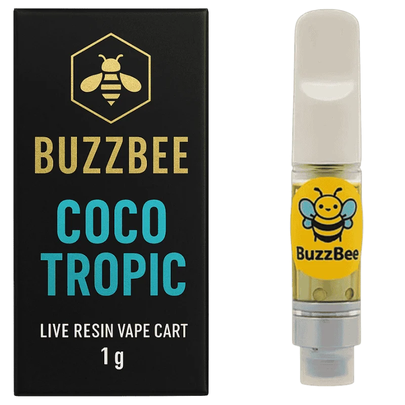 BuzzBee – Coco Tropic Live Resin – 1g Vape Cart