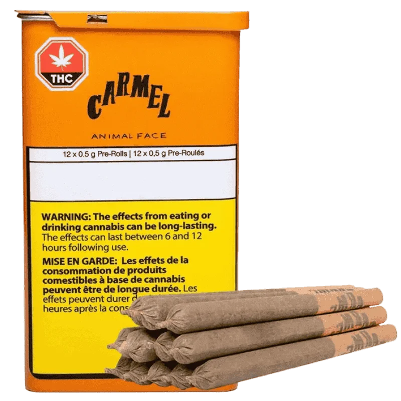Carmel – Animal Face Pre-Rolls – 6G