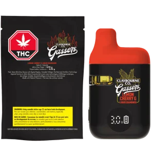 Claybourne – Gassers Lemon Cherry G Liquid Diamonds Aio – 0.95G
