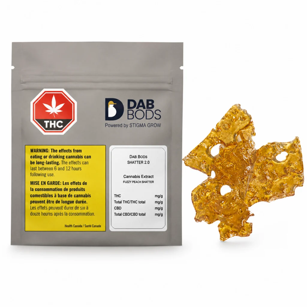 Dab Bods – Fuzzy Peach Shatter 2.0 – 1G
