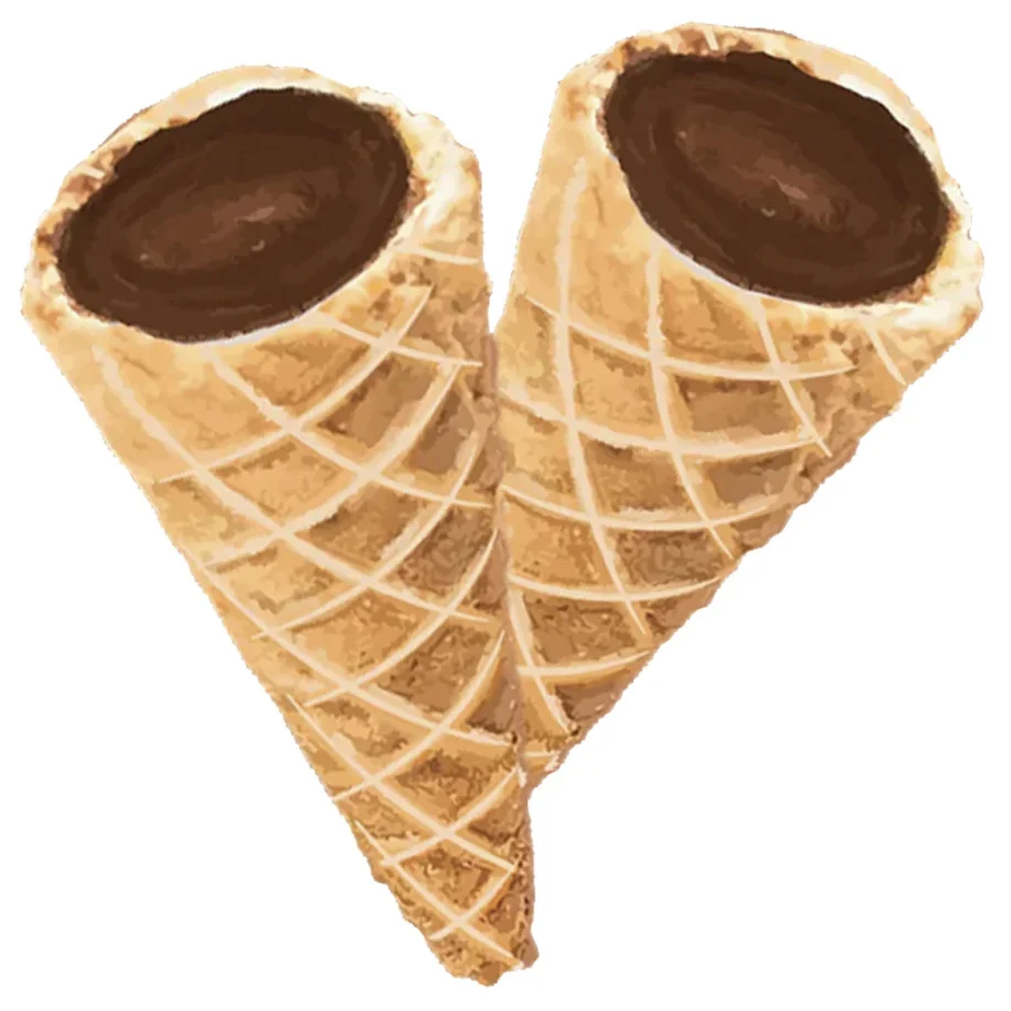 Dabble Cannabis Co. – Milk Chocolate Live Rosin Waffle Cones – 9.6G