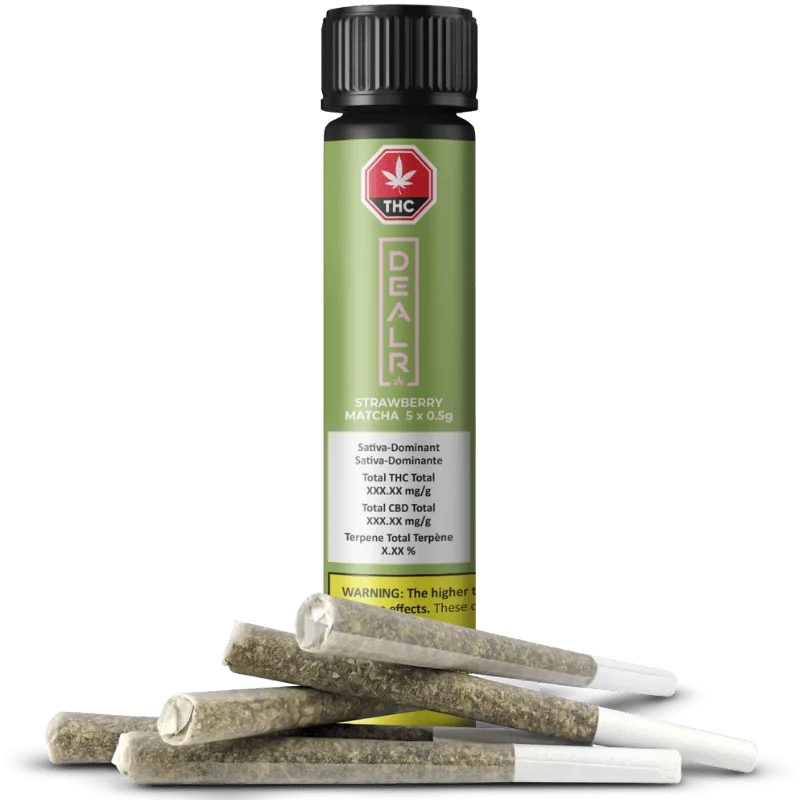 Dealr – Strawberry Matcha Pre-Rolls – 2.5G