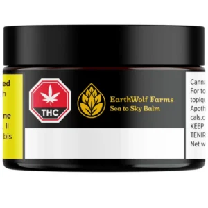 EarthWolf Farms – Sea To Sky – THC Balm – 37g