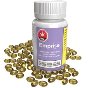 Emprise Canada – 1000 Mg Cbg + 5000Mg Cbd 100pk Softgels – 32G