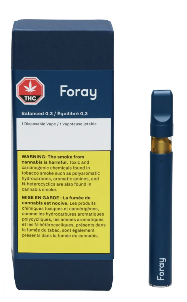 Foray – Balanced Mango Haze Disposable Vape Pen –  Hybrid 0.3G