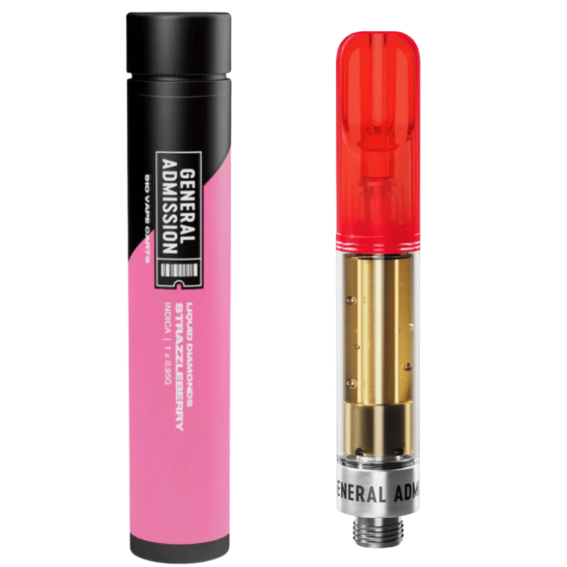 General Admission – Strazzleberry Liquid Diamond Bld 510 Vape Cart – 0.95G