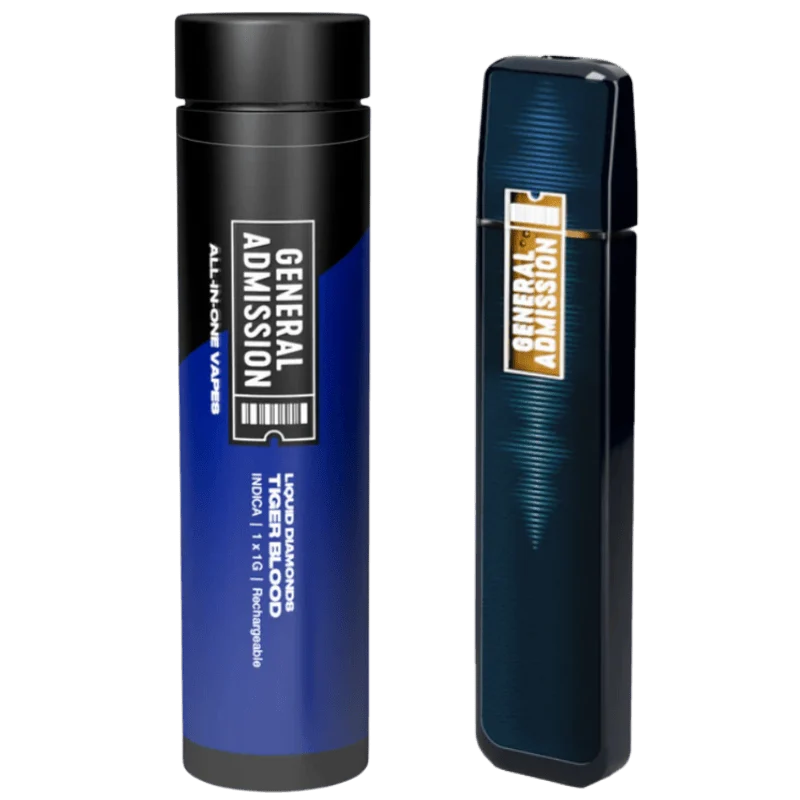 General Admission – Tiger Blood Liquid Diamond Blend All-In-One Vape – 1G