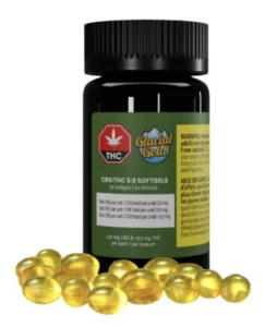 Glacial Gold – THC:CBG 5:5mg – 50pk Caps