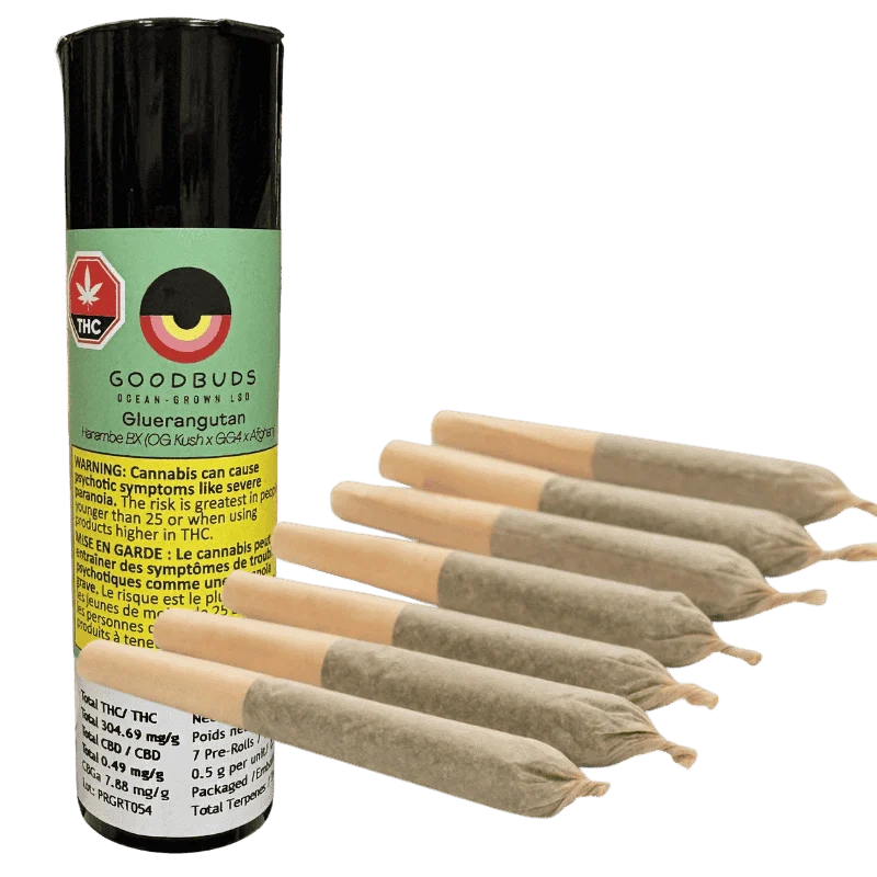 Good Buds – Gluerangutan –  7 x 0.5g. Hybrid 3.5G