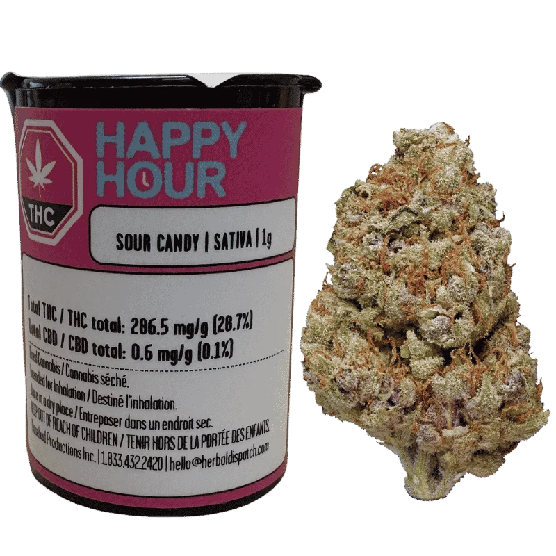 Happy Hour – Happy Hour Sour Candy Sativa – 1G