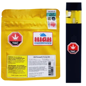 High Maintenance – Pineapple Honey Oil Disposable Vape – 1G