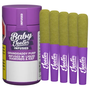 Jeeter – Baby Jeeter Granddaddy Purp Infused Pre-Rolls – 2.5G