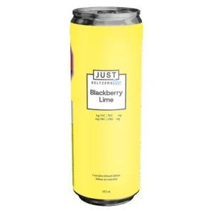 Just Seltzers Lite – Blackberry Lime 2.5 Thc + 5 Cbg Seltzer – 355Ml