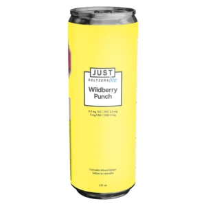 Just Seltzers Lite – Wildberry Punch 2.5 Thc + 5 Cbg Seltzer – 355Ml