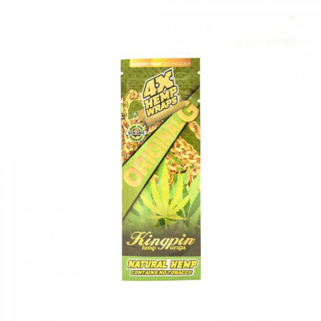 Kingpin Hemp Wraps – 4 Pack (Natural)