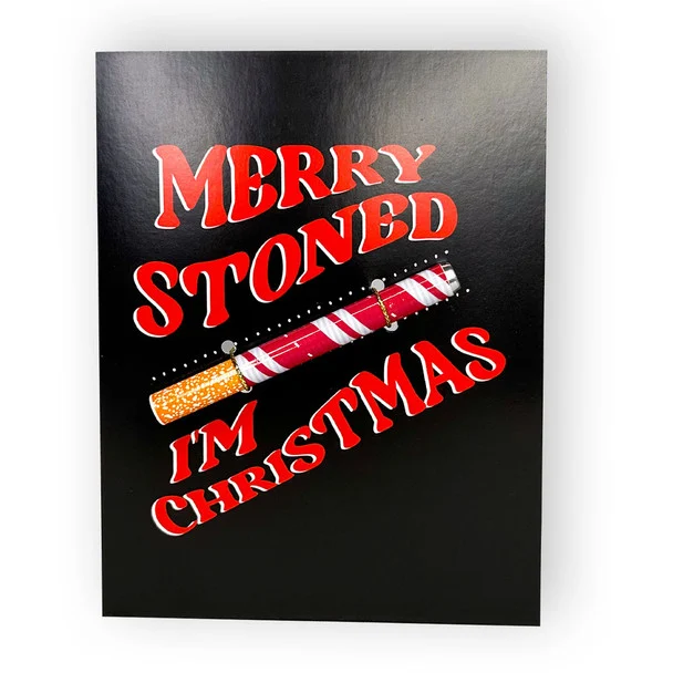 Kush Kards – One-Hitter Cards – Merry Stoned I’m Christmas