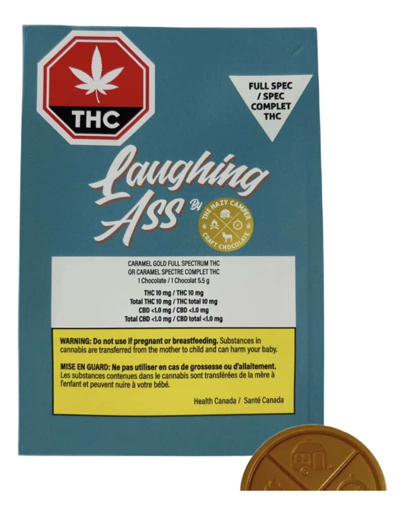Laughing Ass – Caramel Gold Full Spectrum Thc Chocolate – 5.5G