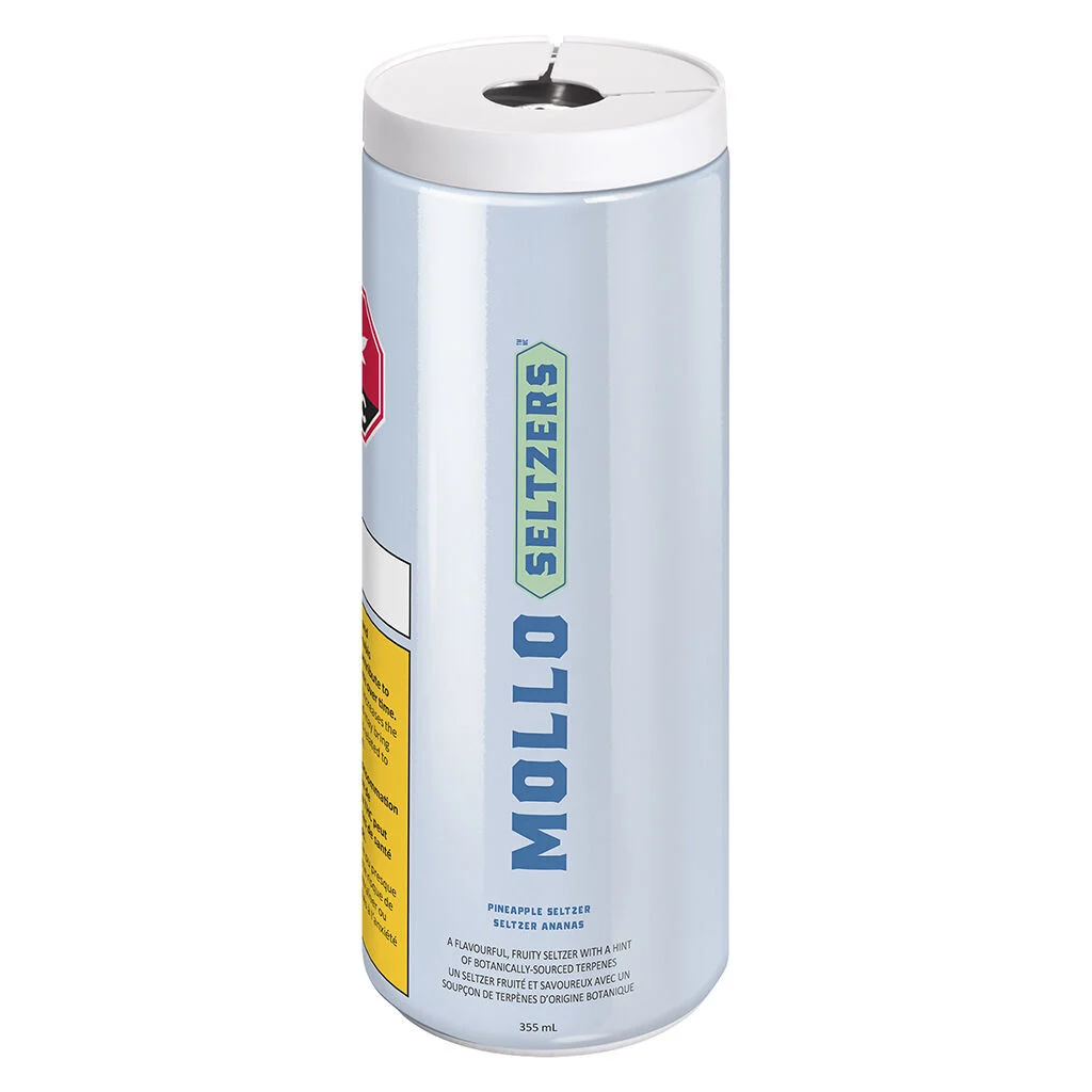 Mollo – Pineapple Seltzer – 355ml