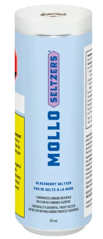 Mollo Seltzers – Blackberry Seltzer – 355ml