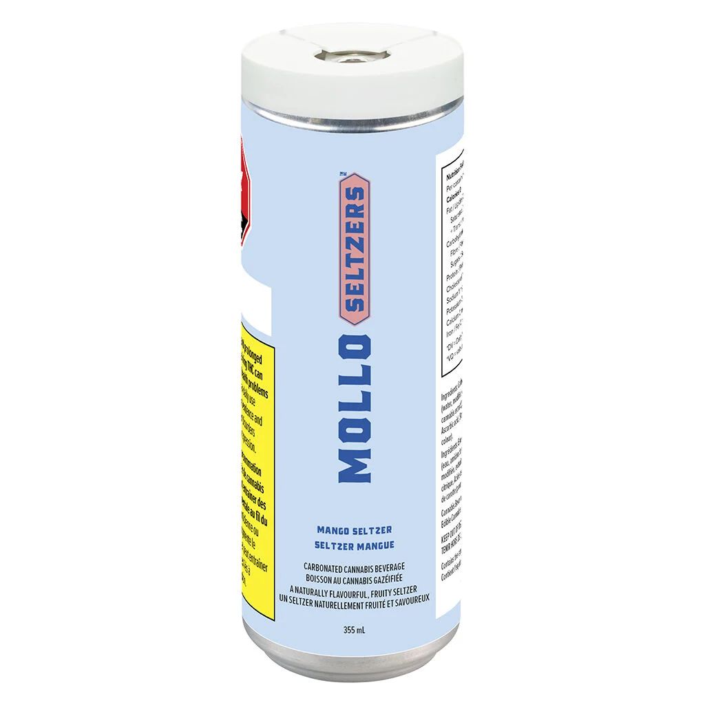 Mollo Seltzers – Mango Seltzer Multi Pack – 1420Ml