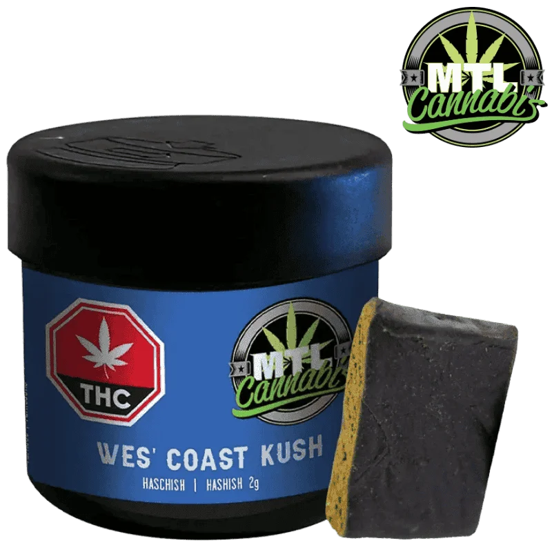Mtl Cannabis – Wes’ Coast Kush Hash – 2G