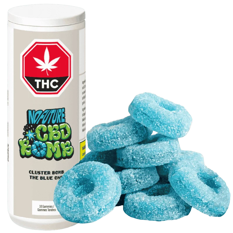 No Future – Cbd Cluster Bomb – The Blue One Gummies – 100G