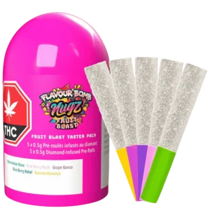 Nugz – Flavour Bomb Fruit Blast Taster Infused Pre-Rolls – 2.5G