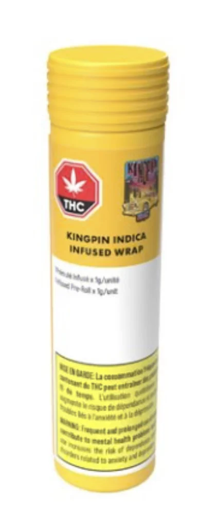 Nugz – Kingpin Indica Infused Wrap – 1G