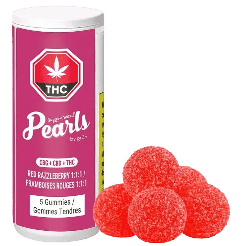Pearls By Gron – Red Razzleberry Cbg/Cbd/Thc