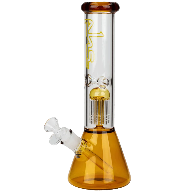 PHS 12″ Glass beaker color Bong with tree arm percolator