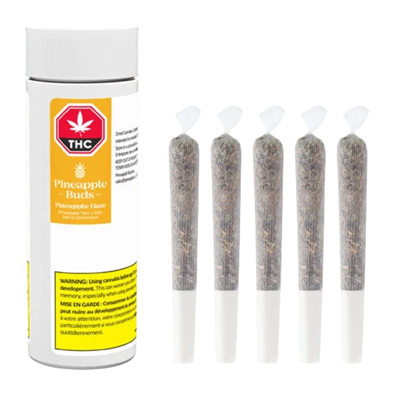 Pineapple Buds – Pineapple Haze Pre-Rolls – 5pk