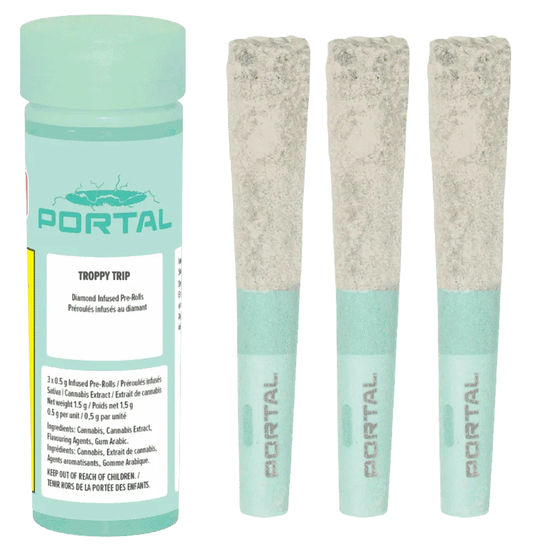 Portal – Troppy Trip Diamond Infused Pre-Rolls – 1.5G