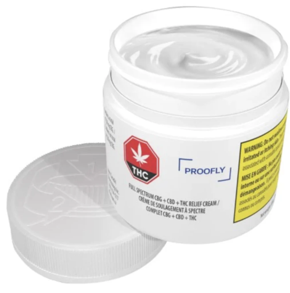 Proofly – CBG + CBD + THC Relief Cream