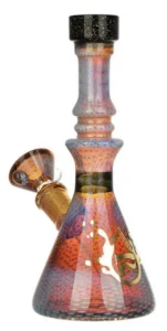 Pulsar Bubble Matrix Beaker Bong – Amber