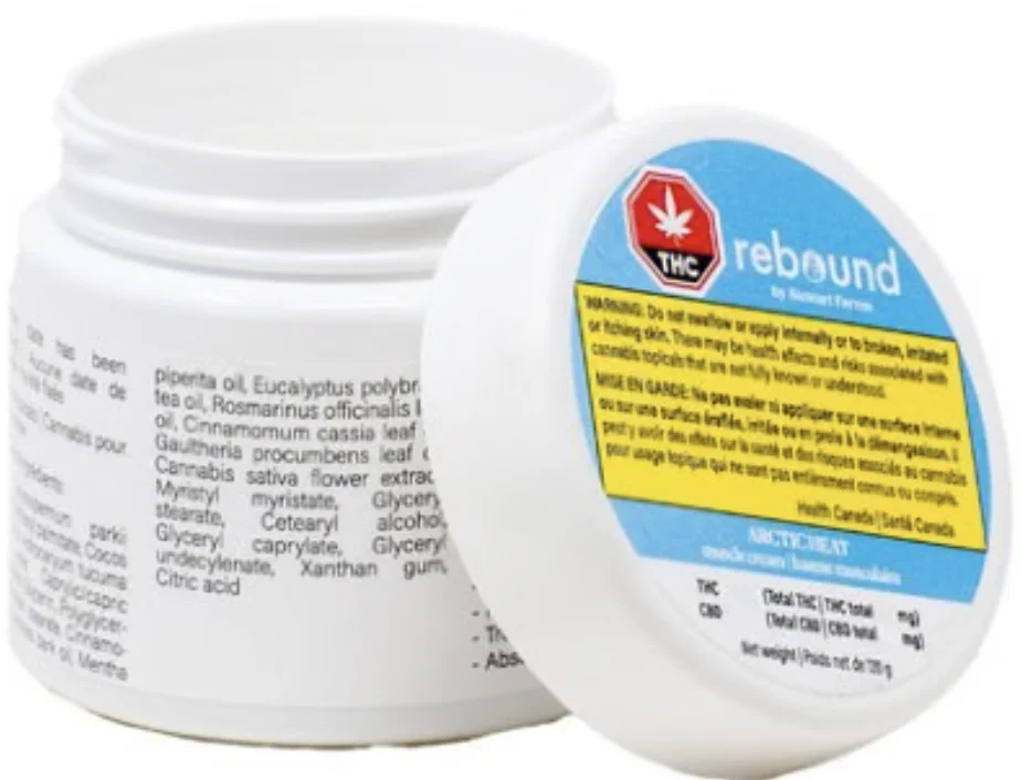 Rebound By Stewart Farms – Arctic Heat Muscle Cream (Sample Size) – 20G