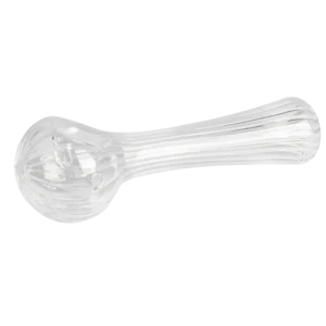 Red Eye Glass Clear Cascade Hand Pipe